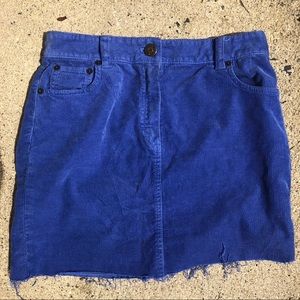 Vintage Corduroy J Crew Skirt